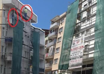 Mevte davetiye çıkarmışlardı! 6 metreden beton yere çakıldı