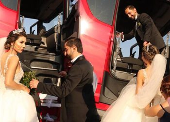 TIR’lardan oluşan düğün konvoyuna 8 bin TL ceza