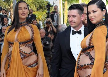 Adriana Lima hamilelik tarzıyla dikkat çekti