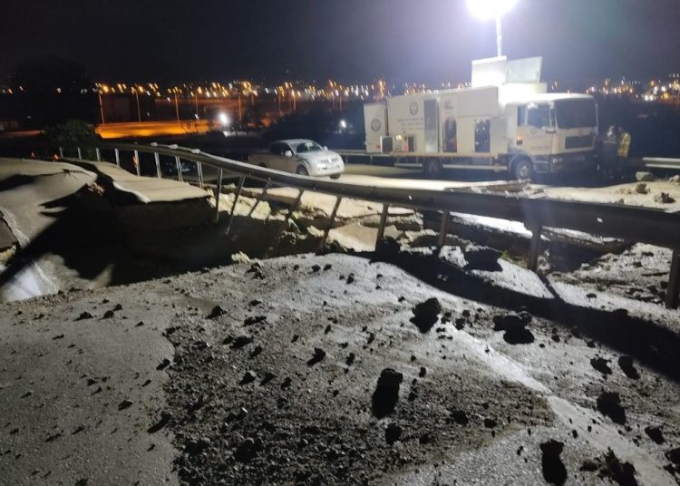 Ankara’da sağanak yağış nedeniyle Çamlıdere barajı ziyan gördü