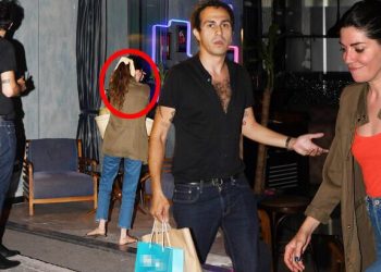 Ceren Moray ve gizemli arkadaşının panik anları!