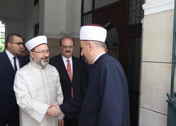 Diyanet İşleri Lideri Erbaş, Bosna Hersek İslam Birliği Lideri Kavazoviç ile görüştü