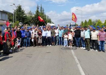 EMEP 15-16 Haziran’ın yıl dönümünde grevdeki çalışanları ziyaret etti