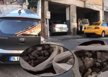 İstanbul’da akıl almaz hırsızlık: Kiralık aracın egzozundan kristal kesim çaldılar