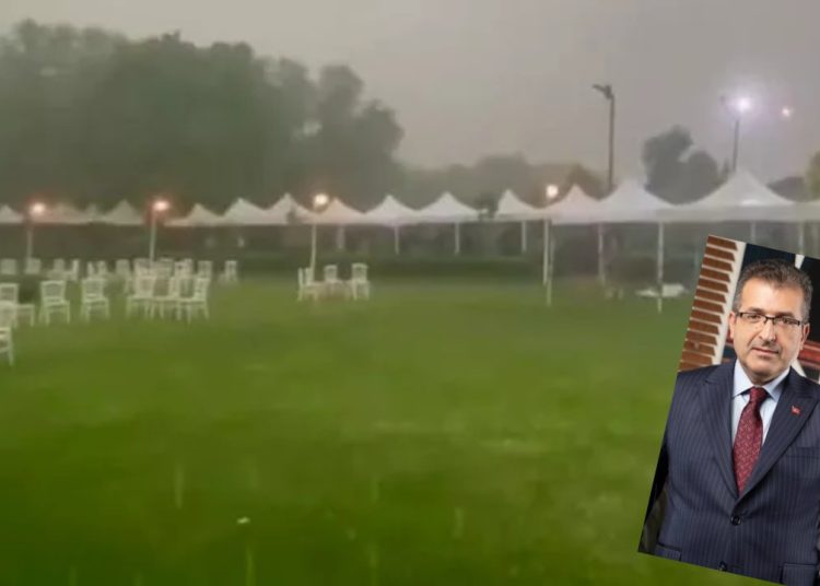 Meteoroloji Genel Müdürü, Meteorolojinin ihtarlarını dinlemedi oğlunun sünnet düğünü yarıda kaldı