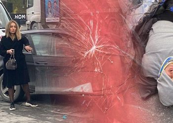 Sarıyer’de feci kaza: Karşıt istikametten gelen motosikletli araba ile baş başa çarpıştı