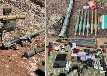 Teröristlerin kullandığı mağaradan İsveç üretimi tanksavar silahı çıktı